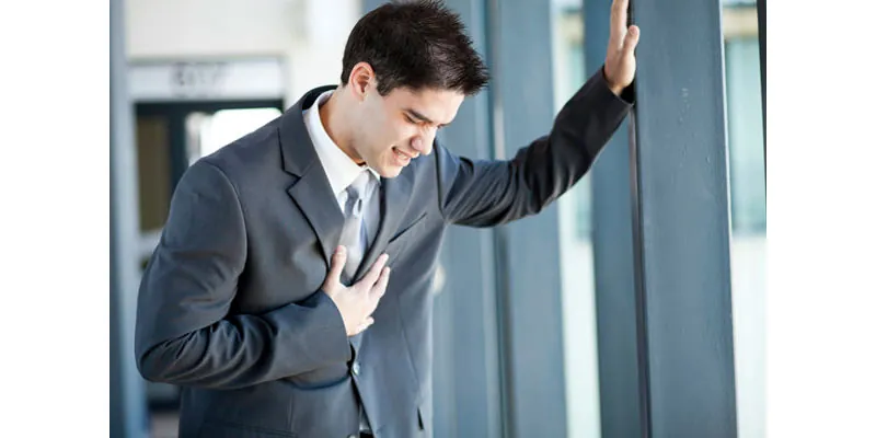 Heart attack at work