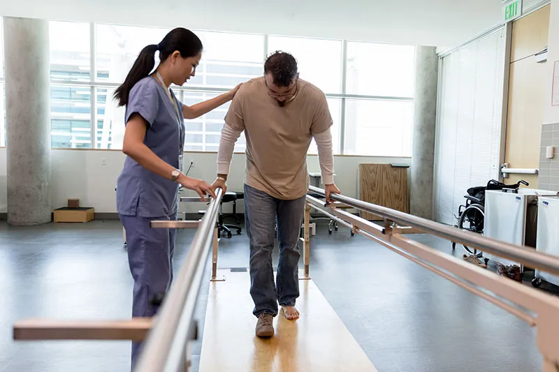Postal worker recovering from pre-existing injury